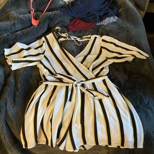 Francescas striped romper!